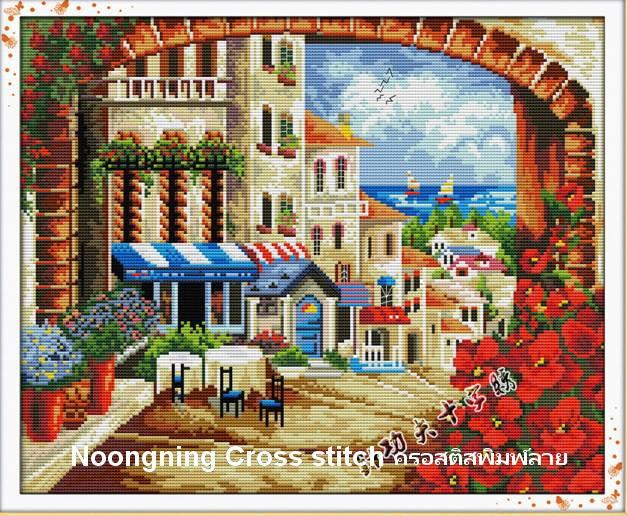 ร้าน Noongning Cross stitch ครอสติสพิมพ์ลาย จำหน่ายอุปกรณ์ครอสติส ภาพติดเพชร1643 3