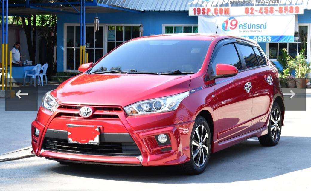 Toyota raris 1.2 trd สีแดง 2015 10