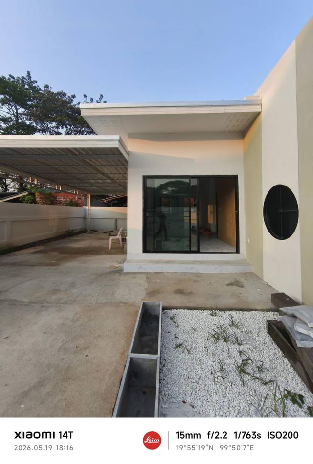 บ้านเดี่ยวสร้างใหม่พร้อมเข้าอยู่กลางเมืองเชียงรายทำเลไข่แดง 6
