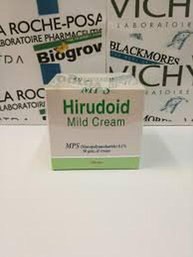 Hirudoid Mild Cream 50g เน้นลบรอยแผลเป็นที่อยู่บนใบหน้า เนื้ 2