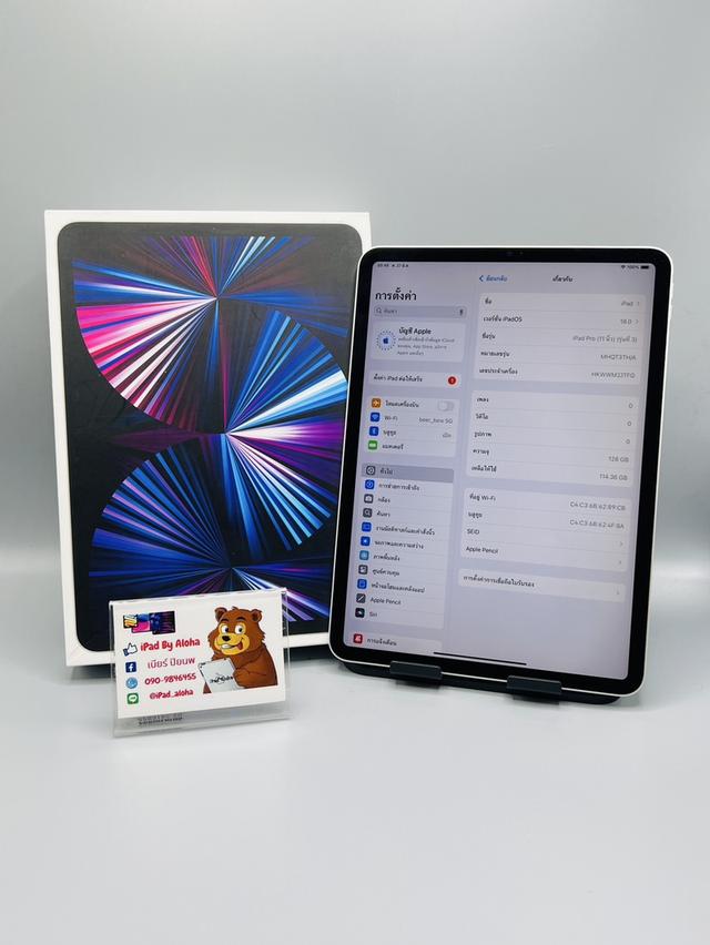 iPadPro11 Gen3 M1 128gb WiFi ครบกล่อง แบตเยอะ นัดรับได้ครับ