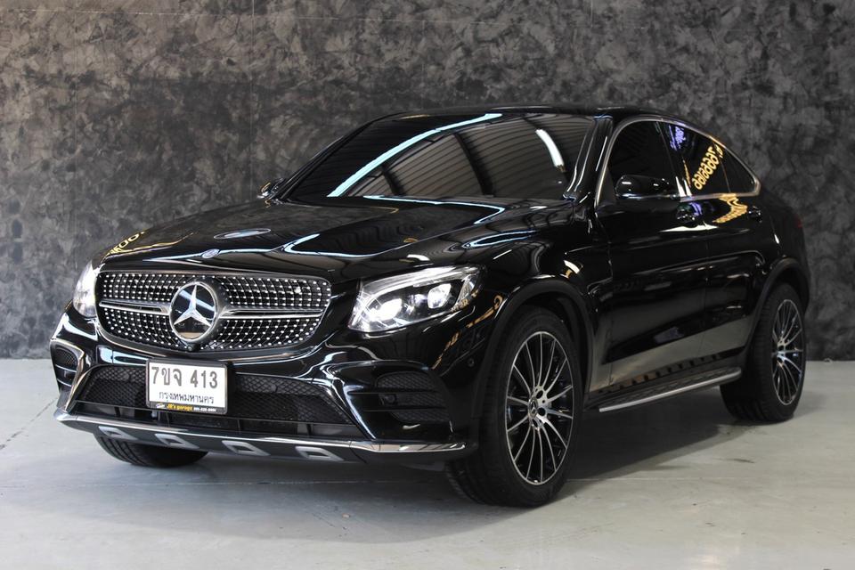 รหัสรถ JRS413 Benz GLC250 Coupe 4Matic Amg ปี 2018 วิ่งเพียง  120,000 km รถตัวถังเดิมสวย