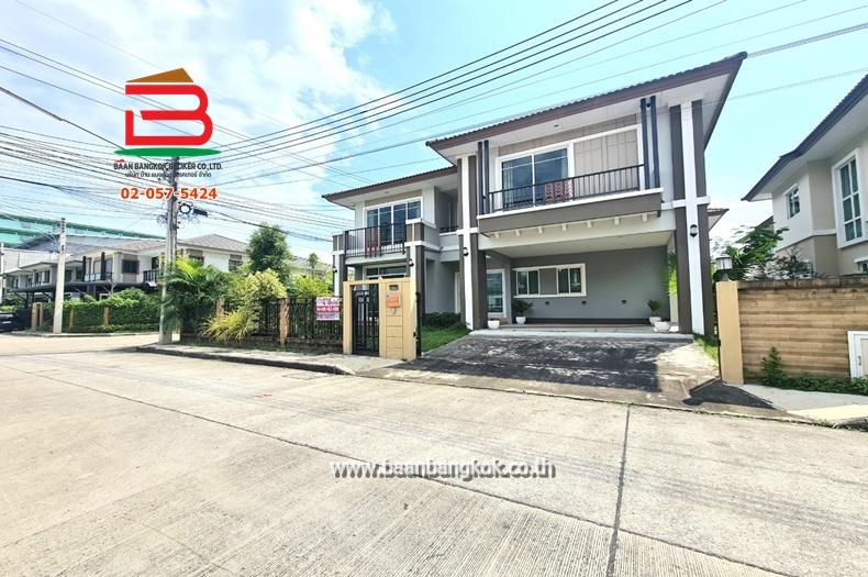 บ้านเดี่ยว ภัสสร เพรสทีจ ปิ่นเกล้า-เพชรเกษม เนื้อที่ 65.5 ตรว ซ.กระทุ่มล้ม 31 ถ.พุทธมณฑลสาย 4 ต.กระทุ่มล้ม อ.สามพราน จ.นครปฐม 1