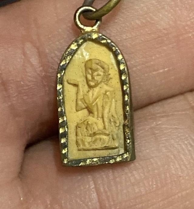 นางกวักงาแกะ เลี่ยมเก่าๆ