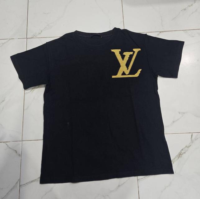 เสื้อ LV Louis Vuitton brick tee t shirt แท้ มือสอง