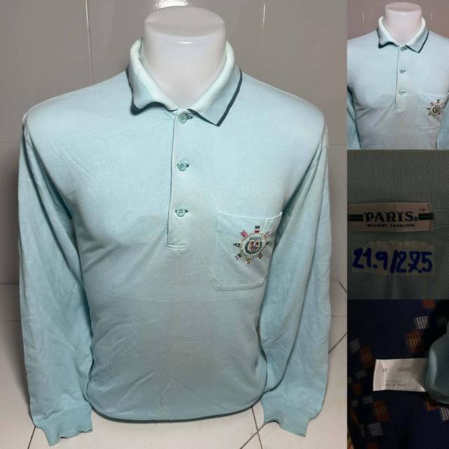 เสื้อคอปกแขนยาวเสื้อมือสอง รูปที่ 18