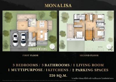 ขายบ้านเดี่ยวเนินพระเมืองระยอง ลดพิเศษกว่า 2 ล้านบาท แบบบ้าน M+ MONALISA โซนกรอกยายชา-เนินพระ 6