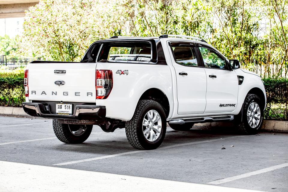 Ford Ranger 3.2 Wildtrak 4x4 Hi-Lander Double Cab ปี 2013 เกียร์ Auto สีขาว มือเดียวป้ายแดง 6