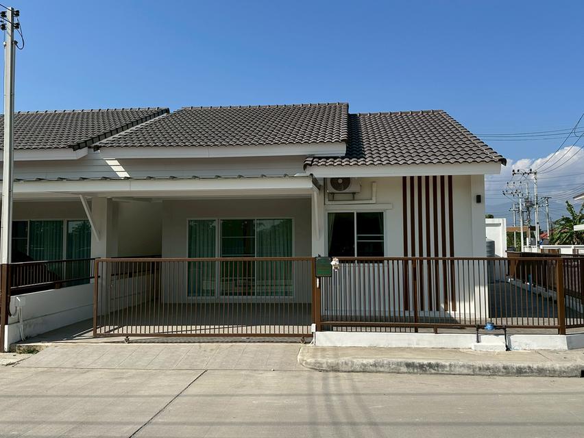 ✨🏡 บ้านเดี่ยวชั้นเดียวให้เช่า พร้อมอยู่ ในโครงการปลอดภัย ใกล้เมืองเชียงใหม่ 1