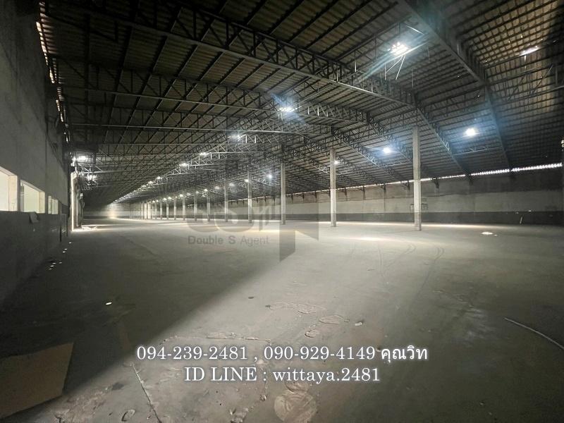 #ให้เช่าโกดังติดถนนเพชรเกษม อ้อมน้อย อ. กระทุ่มแบน  พื้นที่ 8000 ตรม. 1