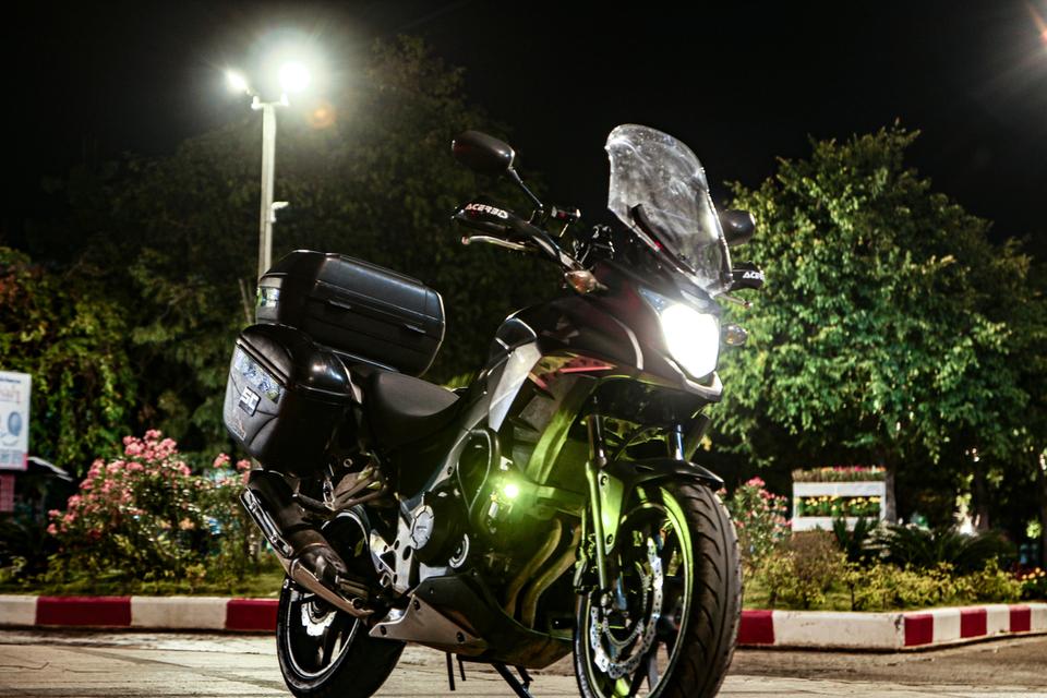 Honda cb500x ปี 2013 ภาษีไม่ขาด พร้อมปี๊บ 3 ใบ 4