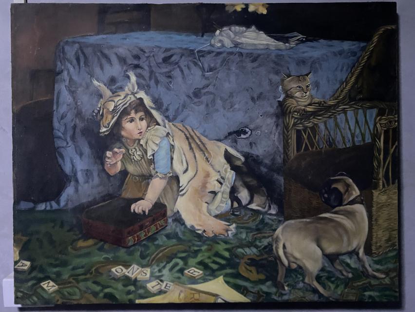 ภาพสีน้ำมันเก่าเก็บ20