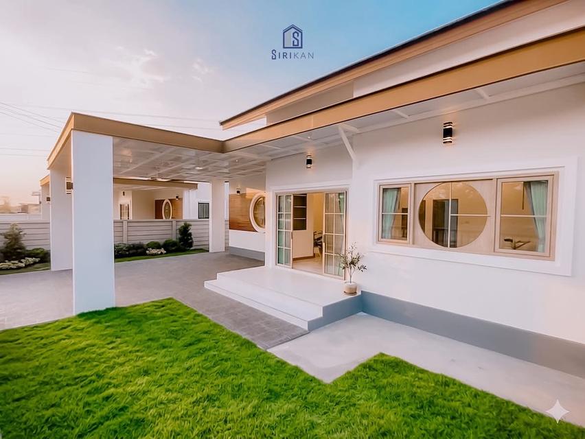 📌 บ้านสิริกาญจน์ บ้านที่เหมาะกับการพักผ่อนหลังเลิกงาน รายล้อมด้วยธรรมชาติ ทุ่งนาสีเขียว ✅เฟอร์นิเจอครบพร้อมอยู่  ✅บ้านชั้นเดียว ที่ดิน 100 ตร.ว.  ❌ร 3