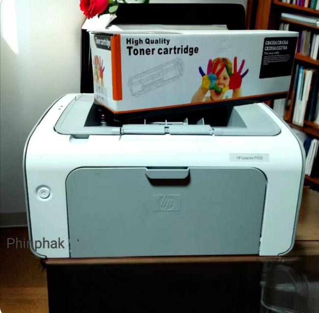 ปริ้นเตอร์ เลเซอร์ ขาวดำ HP1102 มือสองพร้อมใช้
