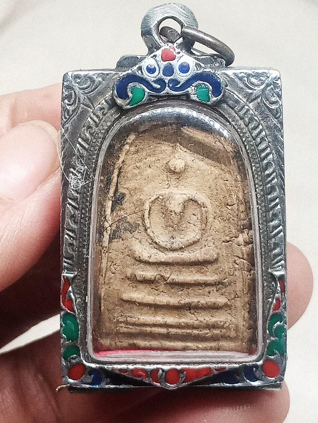 พระสมเด็จเก่าเลี่ยมกรอบเก่า