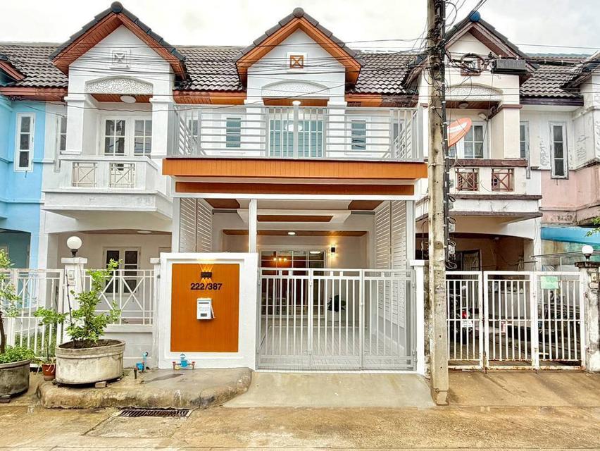 หมู่บ้านลุมพินี โครงการคุณภาพ//มีนิติบุคคล ติดถนนกาญจนาภิเษกทาวน์เฮาส์ 2 ชั้น ตกแต่งใหม่ 2