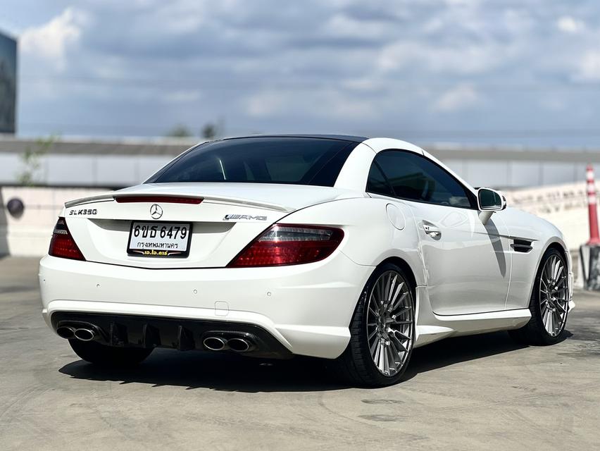 ไมล์ 70,000 กม. BENZ SLK-CLASS, 200 KOMPRESSOR ROADSTER โฉม R172 ปีจด 2015 สีขาว เบาะแดง