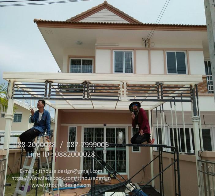 รับเหมา ต่อเติม โครงหลังคา กันสาด Line dddesign23 รูปที่ 19