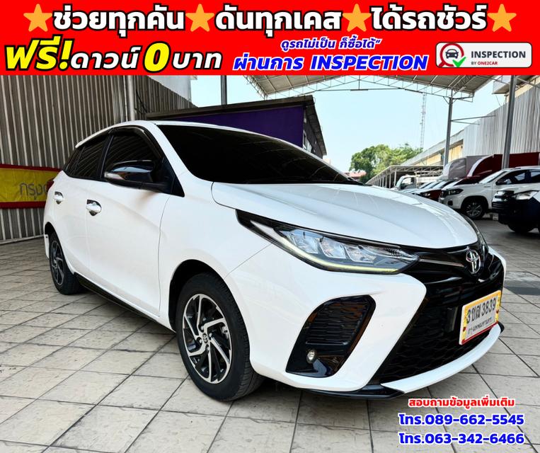 ปี2022 Toyota Yaris 1.2 Sport ✴️ไมล์แท้ 67,xxx กม.  ✴️เกียร์ออโต้ 3