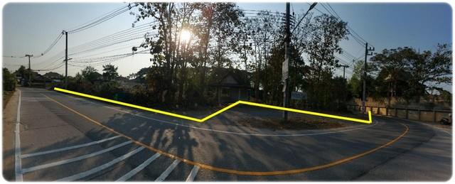 ขายที่ดินสันทราย 4 ไร่ แปลงมุม ติดถนน 2 ด้าน ใกล้ตัวเมืองเชียงใหม่ เหมาะลงทุน 4