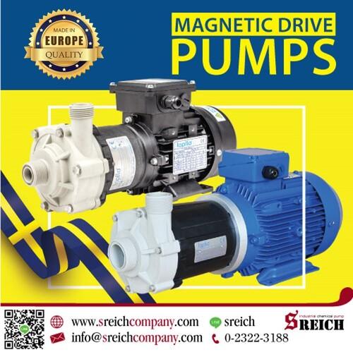 ปั๊มสูบส่งกรด ปั๊มสูบส่งด่าง Centrifugal Magnetic pumps ปั๊มแม่เหล็ก ปั๊มพีพี ปั๊มเทฟรอน