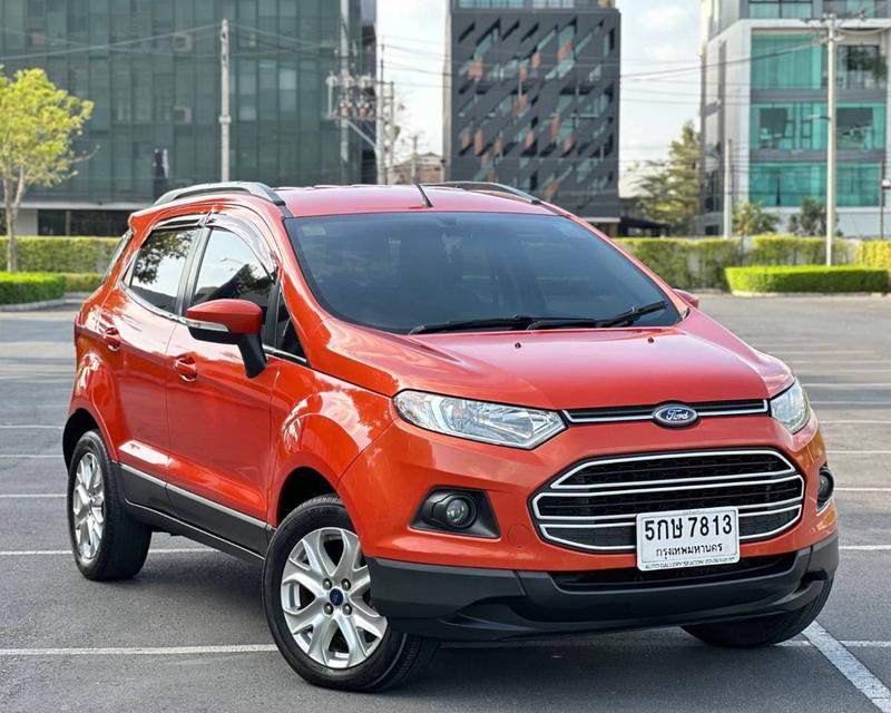 Ford EcoSport 1.5 Trend เกียร์ Auto สีส้ม ปี 2017