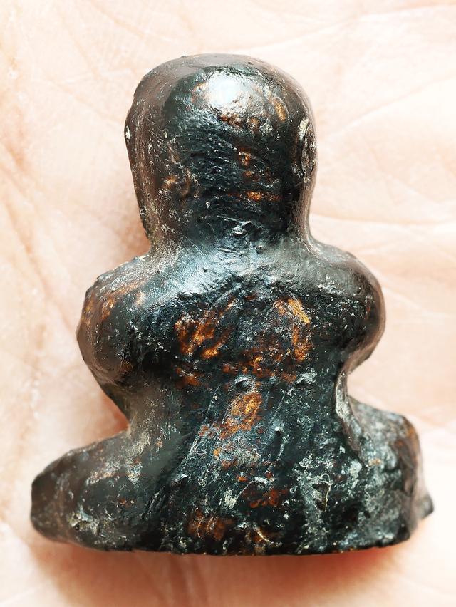 พระปิดตาหลวงพ่อทองสุข วัดสะพานสูง พิมพ์ตะพาบ....เก่า เนื้อจัดๆ 7