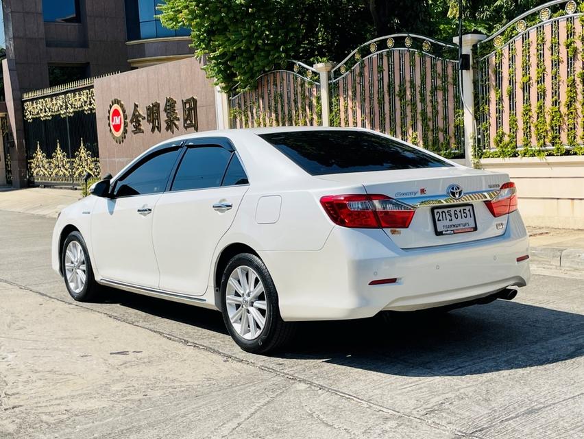 TOYOTA CAMRY ALL NEW 2.5 HYBRID (DVD) ปี 2013 สีขาวมุก สภาพนางฟ้า 2