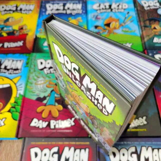 16Books/Set Hardcover The Adventures of Dog Man The Epic Collection English Child Hilarious Humor 2