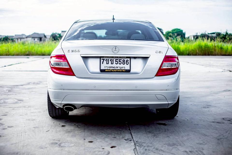 Benz C200 CGI BE สีดำ ปี 2011 สีเทา 7