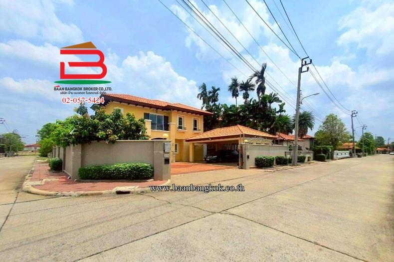 บ้านเดี่ยว หมู่บ้าน แกรนด์คาแนล ดอนเมือง หลังมุม เนื้อที่ 139.6 ตรว. ถนนวิภาวดี-รังสิต แขวงสีกัน เขตดอนเมือง กรุงเทพมหานคร 1
