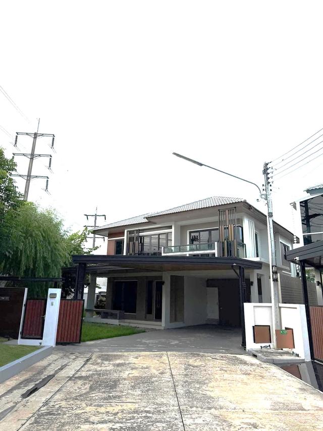 บ้านเดี่ยวให้เช่า หมู่บ้าน ภูมิ ภิรมย์ รังสิต คลอง 5 พื้นที่ 102.1 ตรว 1