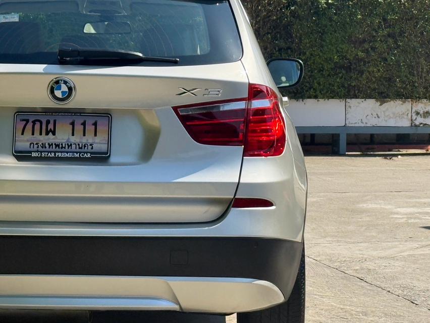 2014 BMW X3 20D XDRIVE รถมือเดียวออกป้ายแดง รถวิ่งน้อย เข้าศูนย์ตามระยะ รถไม่เคยมีอุบัติเหตุครับ 9