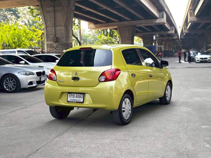 ขายรถ Mitsubishi Mirage 1.2 ปี 2013 สีเหลือง เกียร์ธรรมดา รูปที่ 4