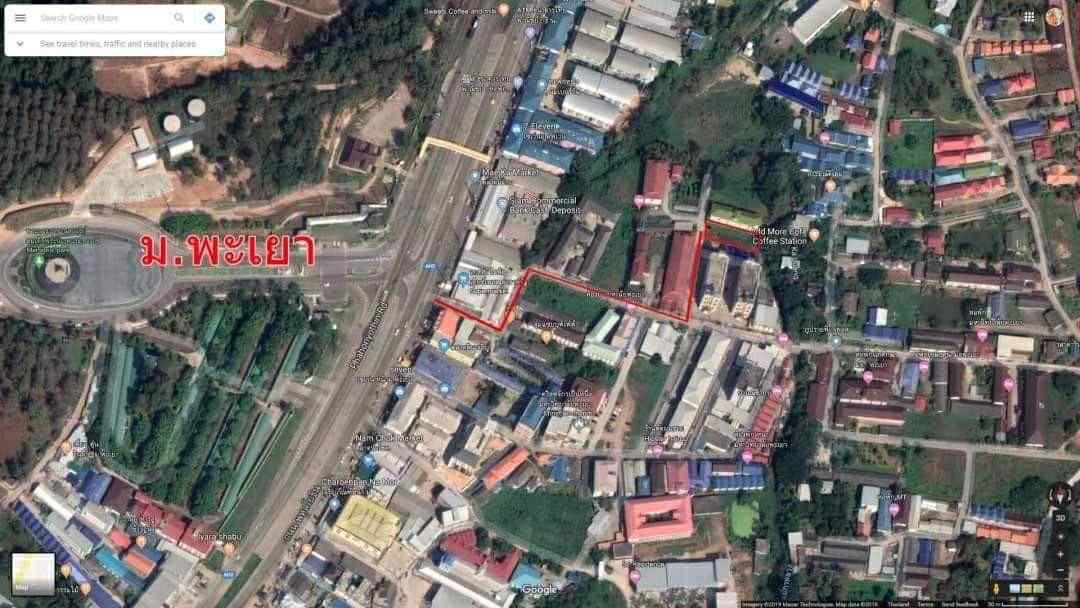 ที่ดินสวยหน้า ม.พะเยา ย่านที่พักและร้านค้า 2