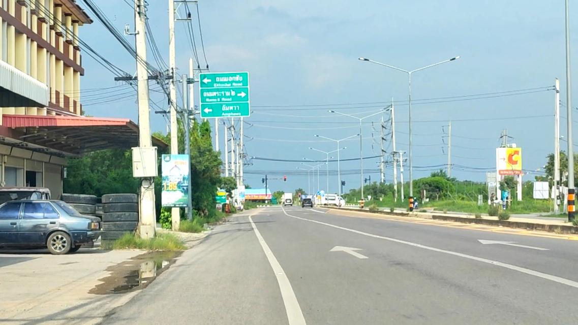 ที่ดินใจกลางเมืองแม่กลอง ติดถนนบายพาส หลังห้างบิ๊กซี เจ้าของขายเอง รา รูปที่ 5