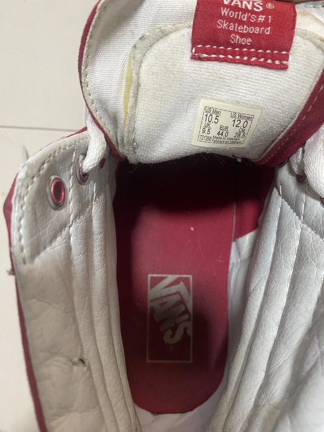 รองเท้า Vans sk 8 สีแดง รูปที่ 6