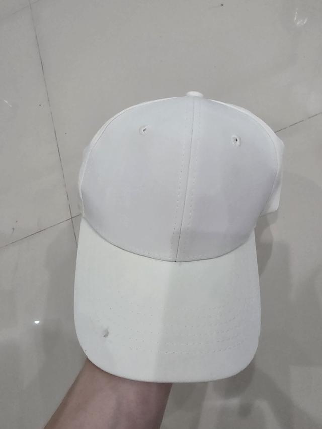 A.หมวก white cap สวย เดิมๆ หายาก วินเทจ เท่ อย่างดี สภาพใหม่ๆ ปรับขนาดได้ พร้อมส่ง