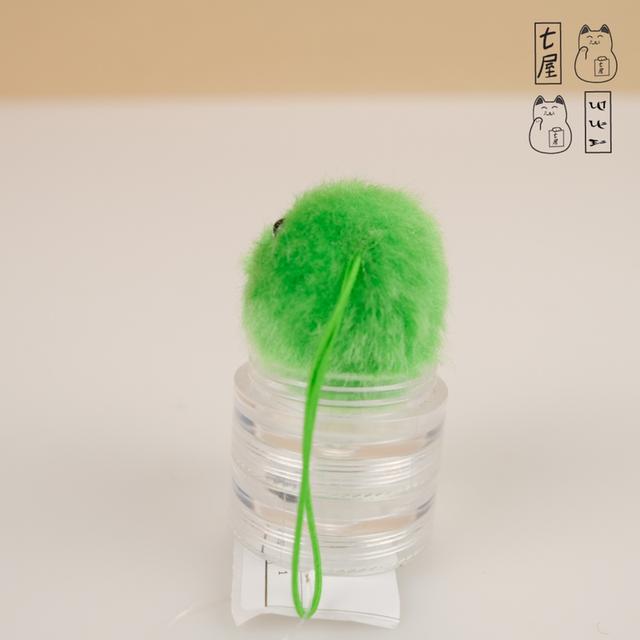 พวงกุญแจ ตุ๊กตา ต้าวฟู้。สาหร่ายมาริโมะ・ก้อนฟู・นำโชค  🟢 Tiny Keychain 3 cm ✅ No Brand・Charm Version  Marimo Moss Ball Lucky Mascot Plush Series ❄️✨ รูปที่ 4