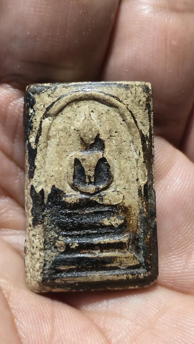 พระสมเด็จวัดะฆัง พิมพ์ฐานแซม ลงรัก 5