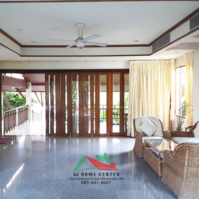 ขายบ้านทรงไทยประยุกต์ริมน้ำ ขนาด1-0-42ไร่ ซ.หอมเกร็ด18 สามพราน ใกล้ตลาดดอนหวาย 6