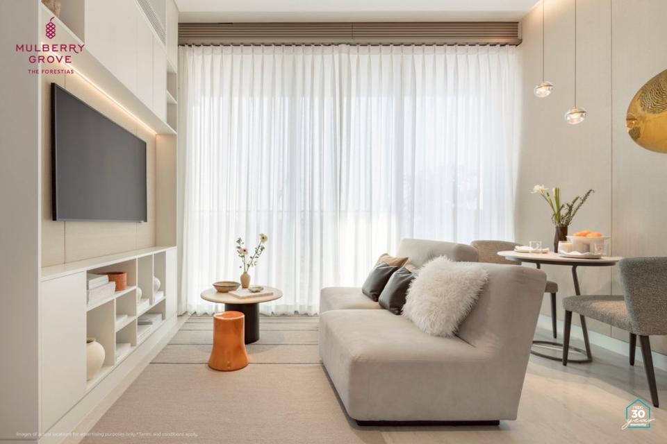 ขายคอนโด Mulberry Grove The Forestias Condominiums (มัลเบอร์รี่ โกรฟ เดอะ ฟอเรสเทียส์ คอนโดมิเนียม) ขนาด 63 ตรม 1