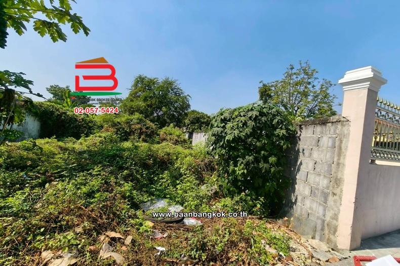 ที่ดินเปล่า เนื้อที่ 200 ตร.ว. ติดถนนทวีวัฒนา (ใกล้ซอยทวีวัฒนา 1) แขวงหนองค้างพลู เขตหนองแขม 6