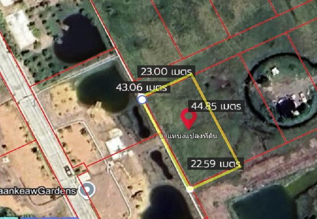 ขายที่ดินจัดสรร คลอง 13 ถนนเลียบคลอง 33 ตำบลศาลาครุ อำเภอหนองเสือ ปทุมธานี 2