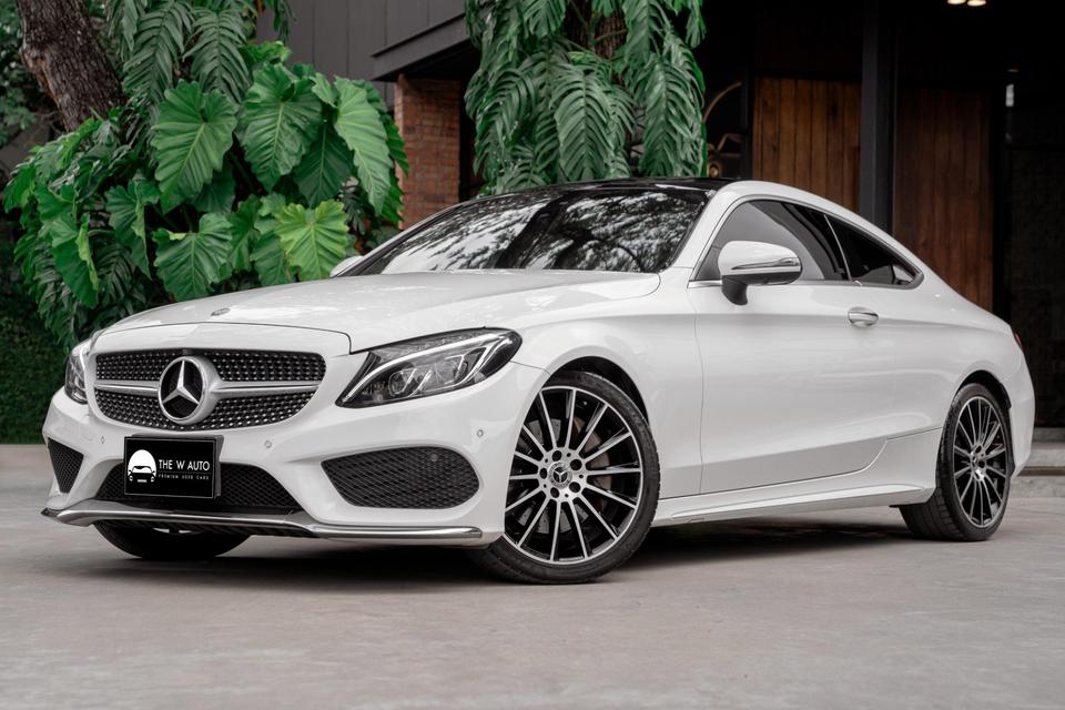 Mercedes-Benz C250 Coupe AMG Dynamic  ปี 2018 📌เบนซ์คูเป้ เข้าแล้วค่ะ! สวย 𝐒𝐩𝐨𝐫𝐭 𝐅𝐮𝐥𝐥 𝐨𝐩𝐭𝐢𝐨𝐧 ✨⚡️ 1