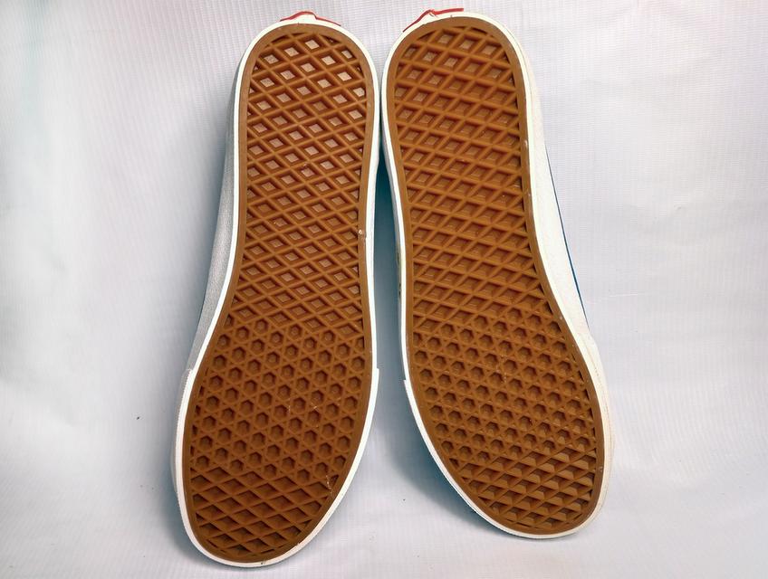VANS รองเท้าผ้าใบของใหม่ สีน้ำเงิน จัดส่งฟรี!!! เก็บปลายทาง 4