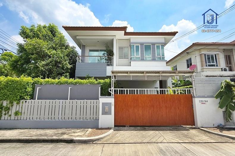 ขายบ้านเดี่ยว 2ชั้น หมู่บ้านสราญสิริ รามอินทรา 2 ถนนปัญญารามอินทรา หลังมุม กล้รถไฟฟ้าสายสีชมพู  2