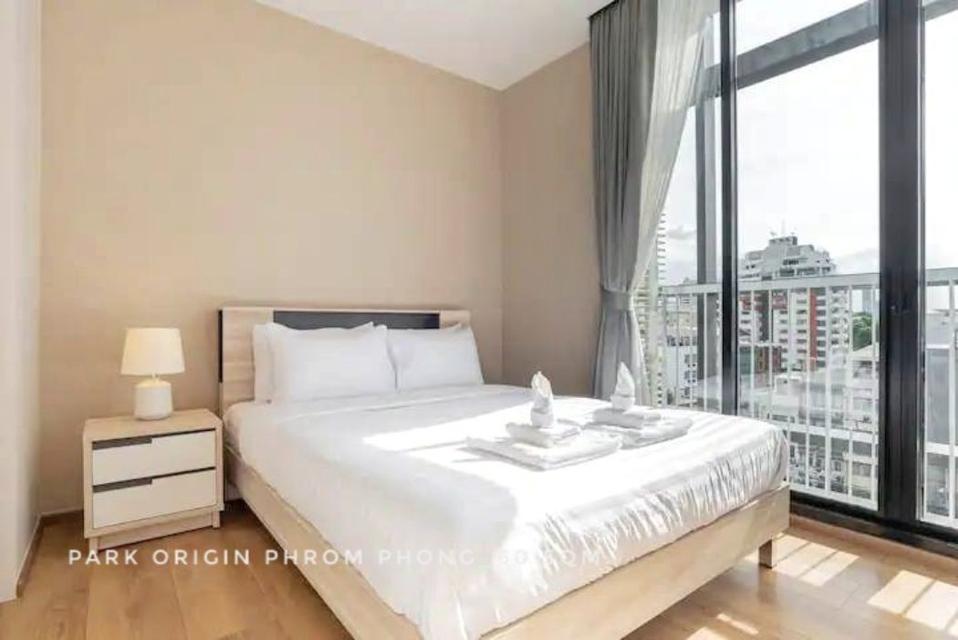 ให้เช่า คอนโด 2 bedrooms nice decoration garden view Park Origin Phrom Phong 60 ตรม. near EmQuartier Phromphong 6