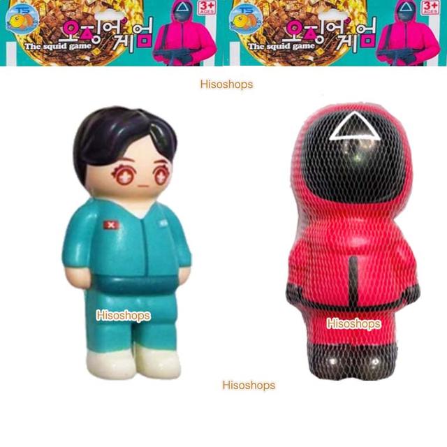 SQUID GAME SQUISHY TOYS สกุชชี่สควิชเกมส์ น่ารักตัวใหญ่ มีหลายแบบ ของเล่นผ่อนคลาย สำหรับเด็กและผู้ใหญ่ คละสีคละลายส่งค่ะ 10