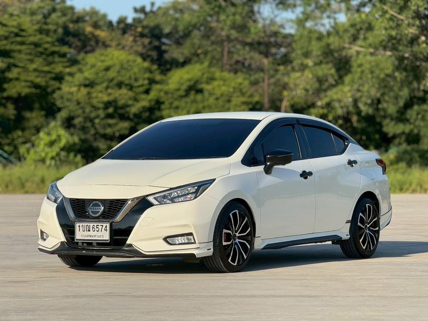 NISSAN ALMERA Sedan 4dr VL TOP  XTRONIC CVT FWD 1.0iTC Y2020. สีขาว เกียร์ออโต้